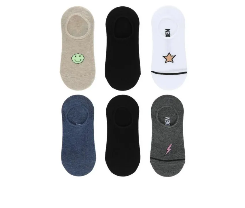 Steve Madden Socks>6 Pack Women Sneaker Liner Socks