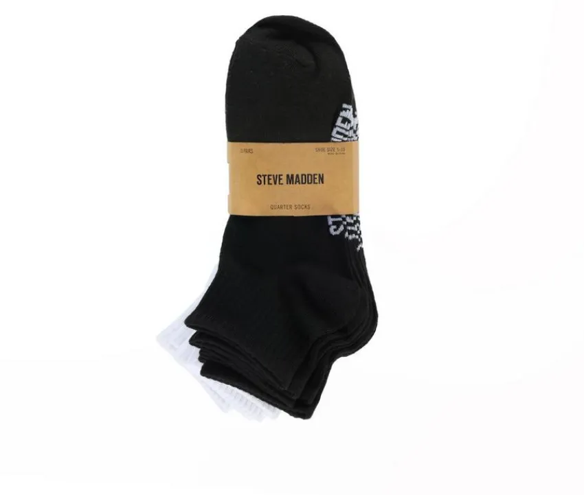 10 Pair Womens Quarter Socks|Steve Madden Clearance