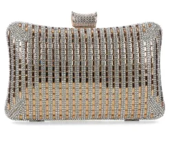 Crystal Curve Clutch|Vanessa Hot