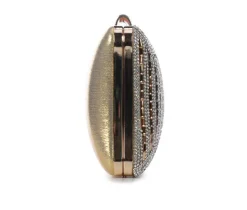 Crystal Curve Clutch|Vanessa Hot