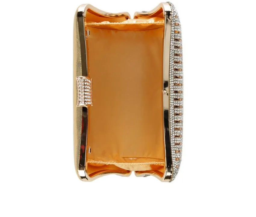 Crystal Curve Clutch|Vanessa Hot