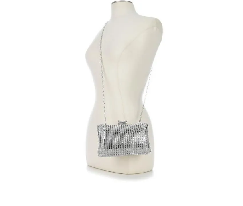 Vanessa Clutches & Evening Bags|Handbags>Crystal Curve Clutch