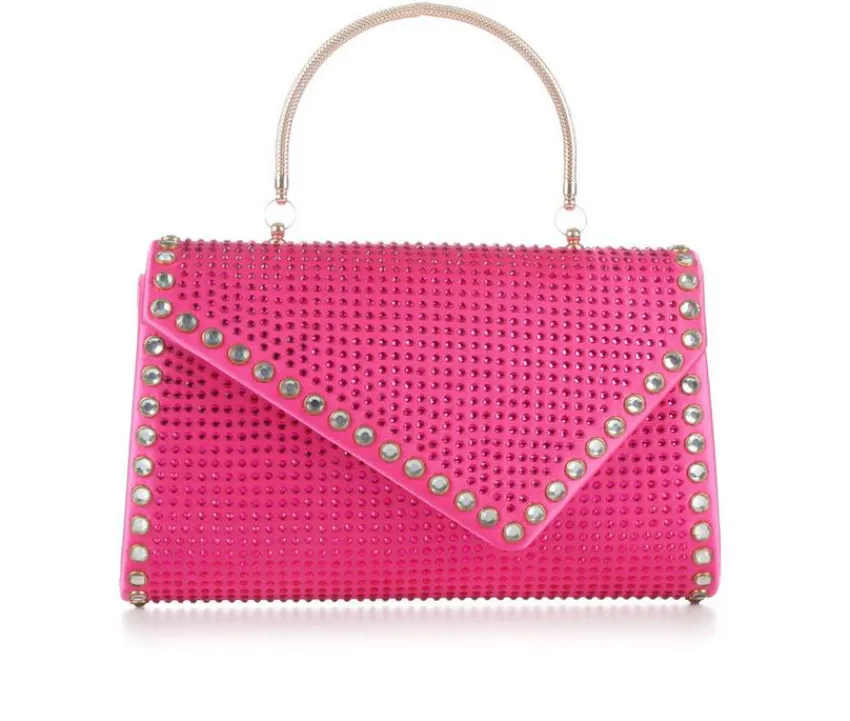 Rhinestone Asymmetrical Envelope|Vanessa Discount
