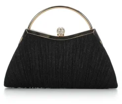 Small Pleated Clutch with 2 straps|Vanessa Best