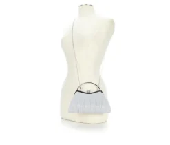 Small Pleated Clutch with 2 straps|Vanessa Discount