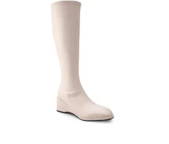 Women's Angela Knee High Wedge Boots|Aerosoles Clearance