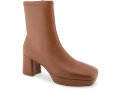 Women's Sussex Platform Heeled Booties|Aerosoles