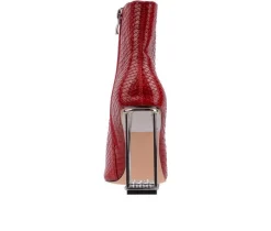 Women's Glam Heeled Booties|Ashley Kahen Outlet