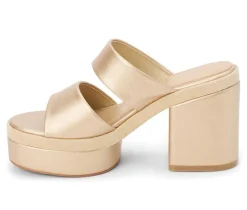 Women's Graham Blck Heel Sandals|Beach by Matisse New