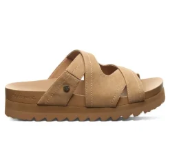 Bearpaw Sandals>Women's Crux Platform Footbed Sandals