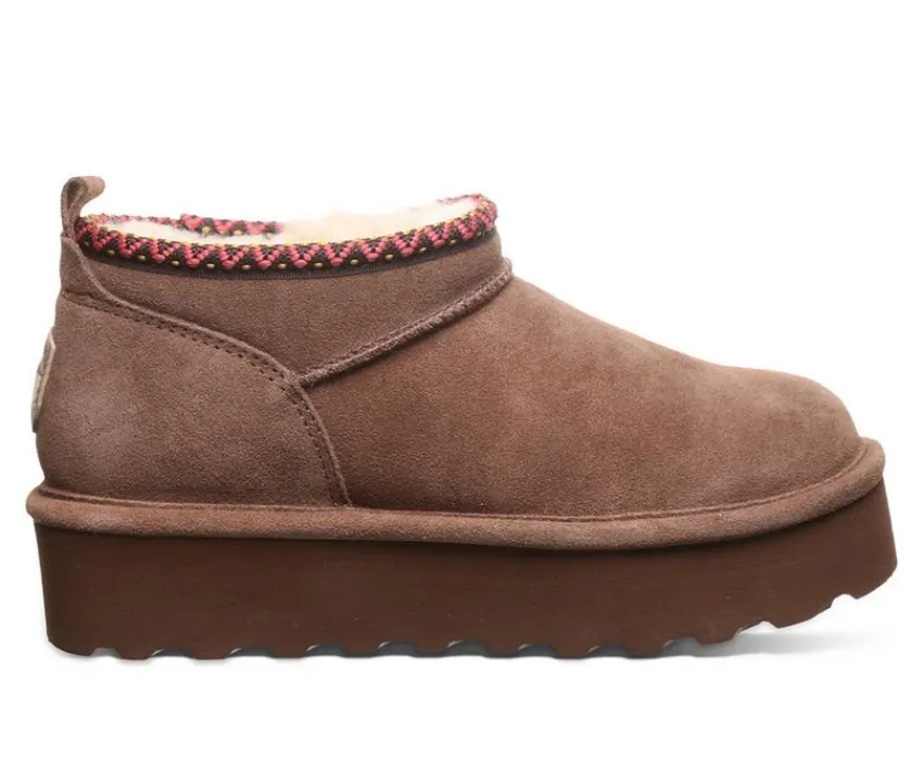 Bearpaw Cozy>Women's Retro Super Short Deco Platform Winter Booties