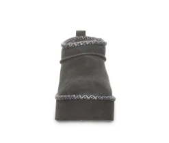 Women's Retro Super Short Deco Platform Winter Booties|Bearpaw Online