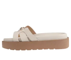 Women's Phoebe Footbed Sandals|Bebe Online