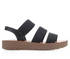 Women's Button Sandals|Blue Aura Clearance