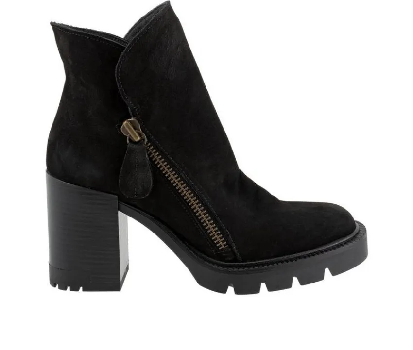 Women's Elliott Heeled Booties|Bueno
