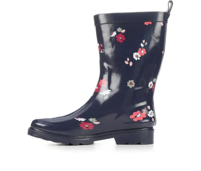 Capelli New York Boots & Booties>Women's Ditzy Floral Rain Boots