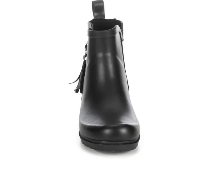 Capelli New York Boots & Booties>Women's Matte Solid Rain w/ Tassel Rain Boots
