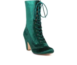 Chelsea Crew Lace Up|Dress>Women's Claire Lace Up Mid Calf Booties