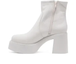 Women's Vanson Platform Heeled Booties|Chelsea Crew Online