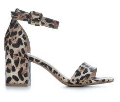 City Classified Sandals|Pumps & Heels>Women's Cake Block-Heeled Sandals
