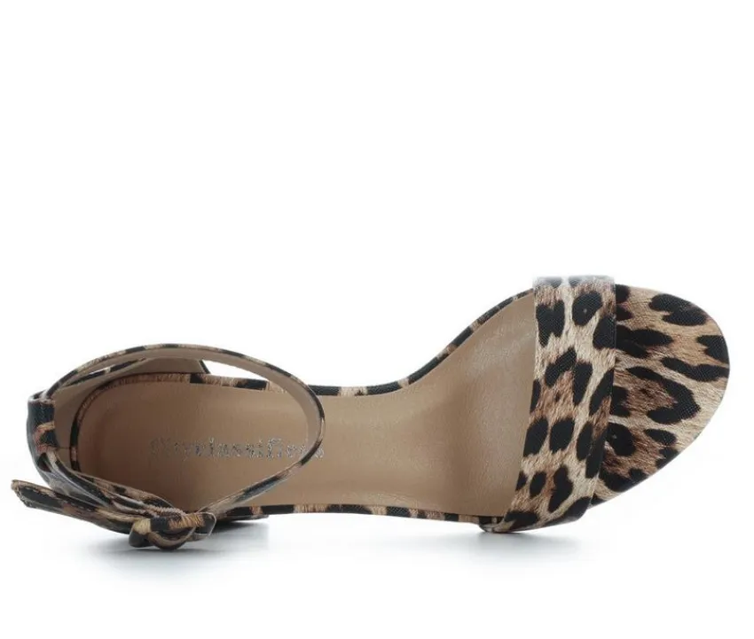 City Classified Sandals|Pumps & Heels>Women's Cake Block-Heeled Sandals