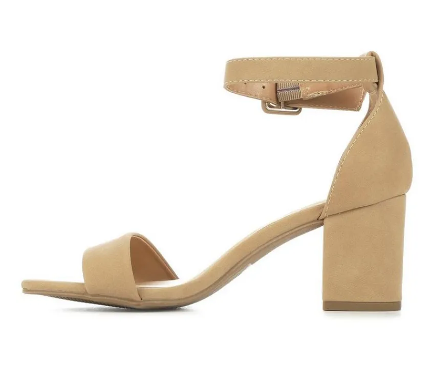 Women's Cake Block-Heeled Sandals|City Classified Clearance