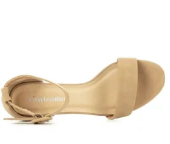 Women's Cake Block-Heeled Sandals|City Classified Clearance