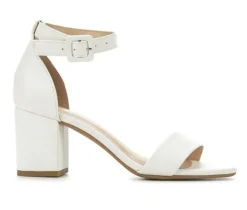 City Classified Sandals|Pumps & Heels>Women's Cake Block-Heeled Sandals