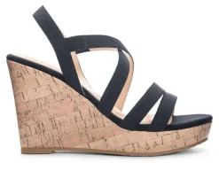 CL By Laundry Sandals|Pumps & Heels>Women's Bijous Wedge Sandals