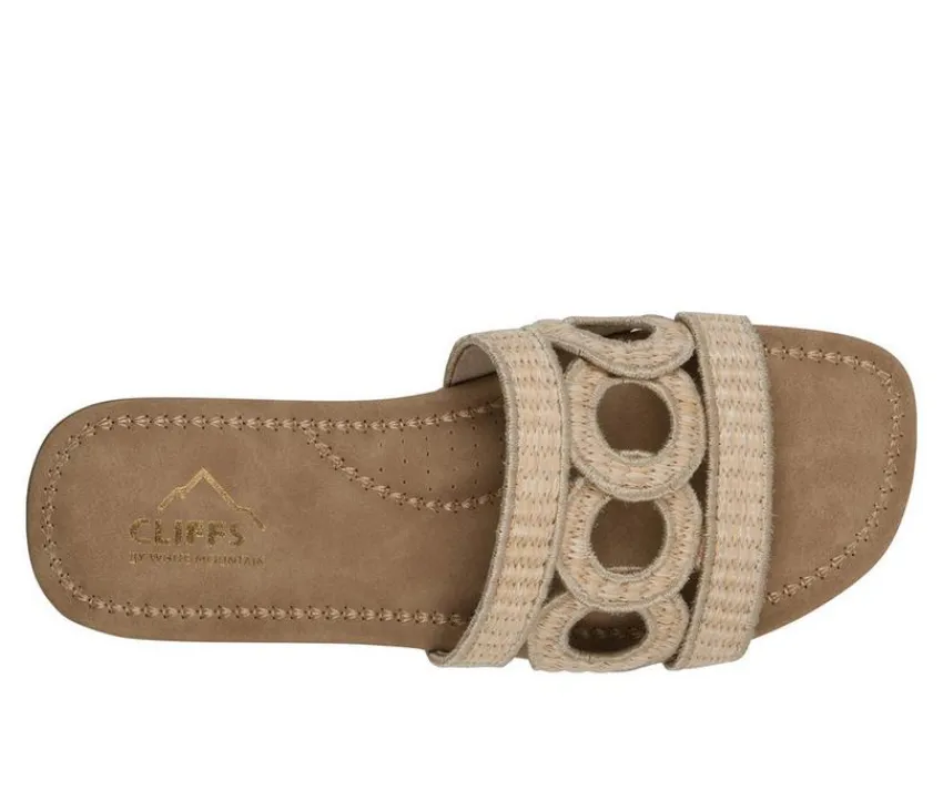 Cliffs by White Mountain Sandals>Women's Fraly Slide Sandals
