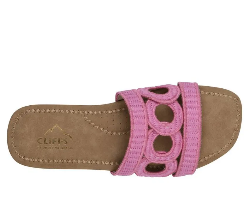 Cliffs by White Mountain Sandals>Women's Fraly Slide Sandals