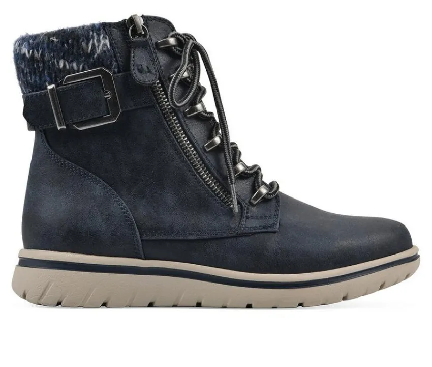 Cliffs by White Mountain Lace Up>Women's Hearten Lace Up Booties