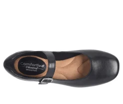 Women's Kaylee Slip Resistant Mary Jane Flats|Comfortiva Hot