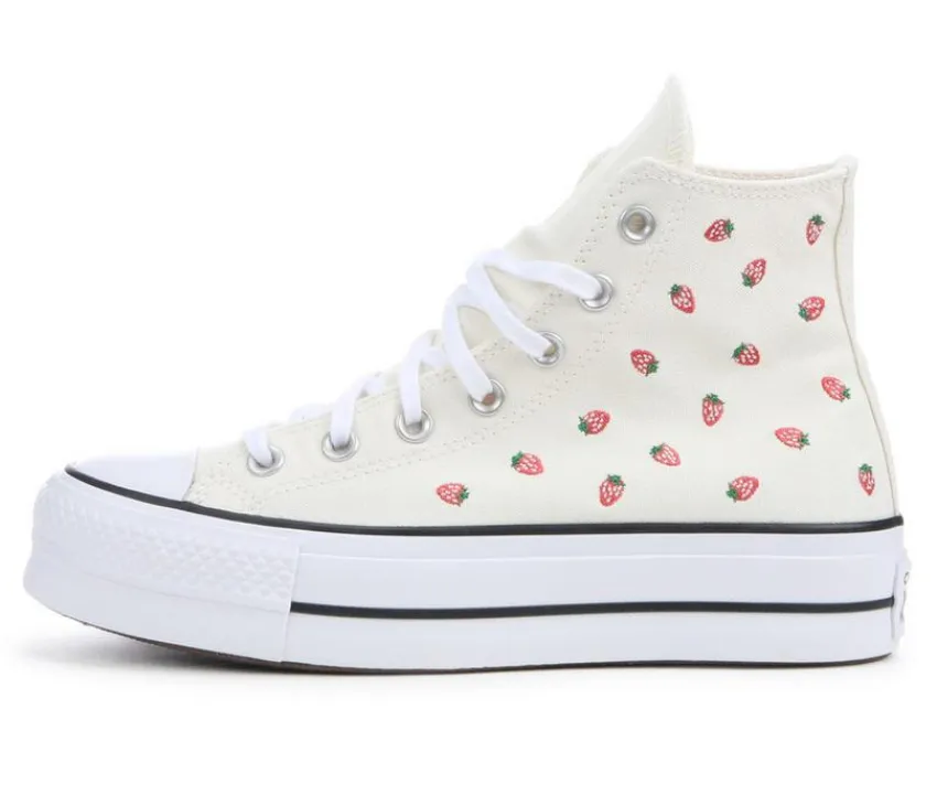 Women's Chuck Taylor All Star Lift Hi Strawberry Sneakers|Converse Discount