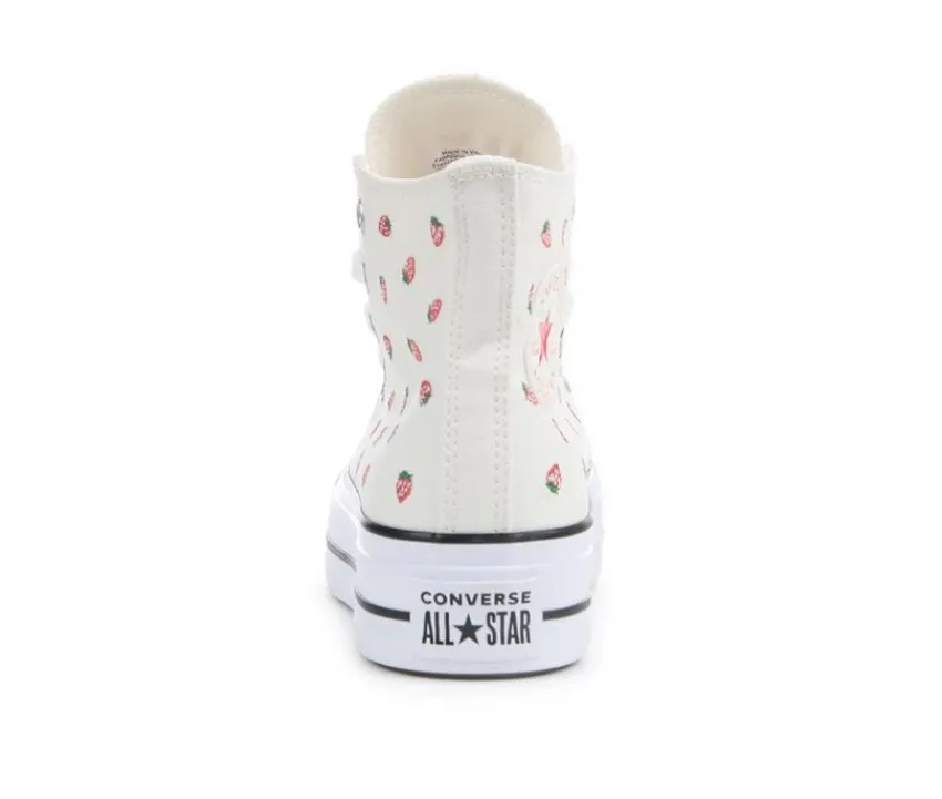 Women's Chuck Taylor All Star Lift Hi Strawberry Sneakers|Converse Discount