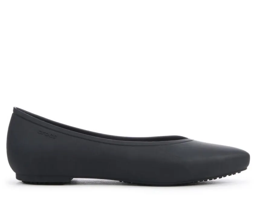 Women's OTC Work Flat Slip-Resistant Work Shoes|Crocs Work Best