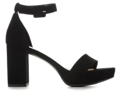 Delicious Sandals|Pumps & Heels>Women's Century Block-Heel Sandals