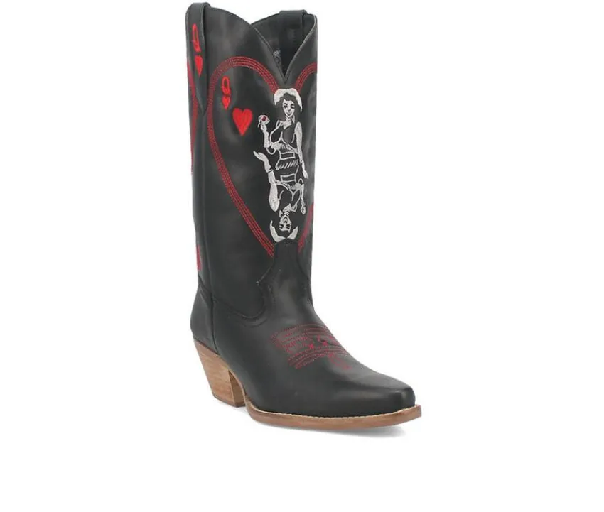 Women's Queen A Hearts Western Boots|Dingo Boot Clearance