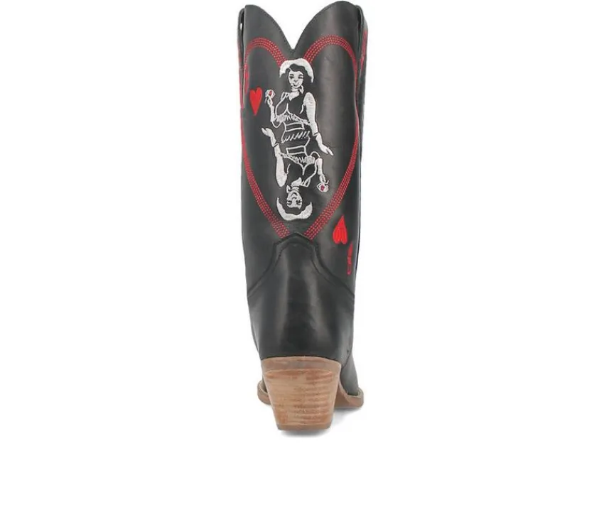 Women's Queen A Hearts Western Boots|Dingo Boot Clearance