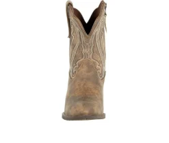 Women's Crush Distressed Shortie Western Boots|Durango Best