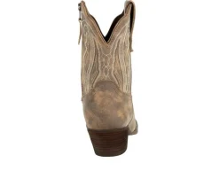 Women's Crush Distressed Shortie Western Boots|Durango Best