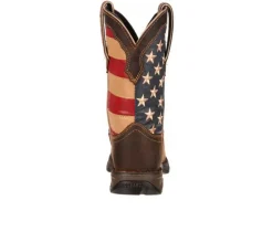 Women's Patriotic Pull On Western Flag Cowboy Boots|Durango Outlet