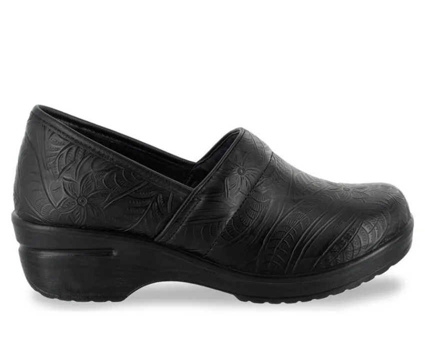 Easy Works by Easy Street Clogs & Mules>Women's Lyndee Black Tool Safety Shoes