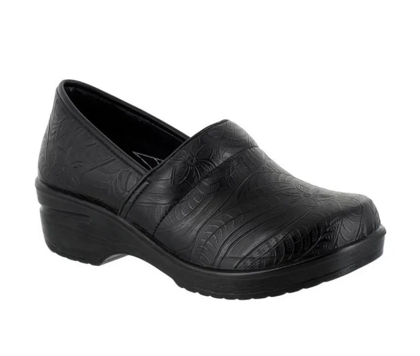 Easy Works by Easy Street Clogs & Mules>Women's Lyndee Black Tool Safety Shoes
