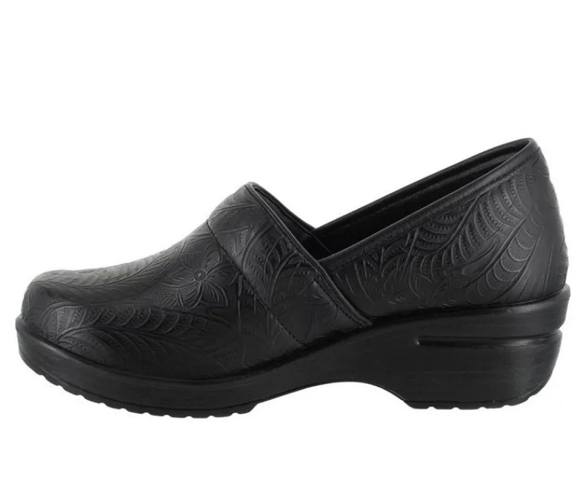 Easy Works by Easy Street Clogs & Mules>Women's Lyndee Black Tool Safety Shoes