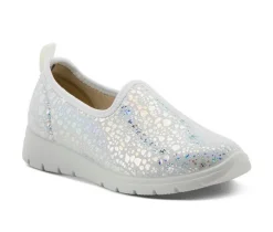 Flexus Boat Shoes & Slip-Ons>Women's Anisia-Croco Slip-On Shoes
