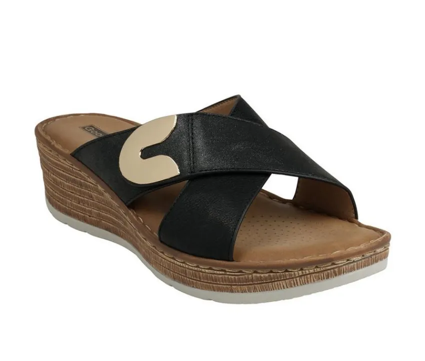 GC Shoes Pumps & Heels>Women's Demi Wedge Sandals