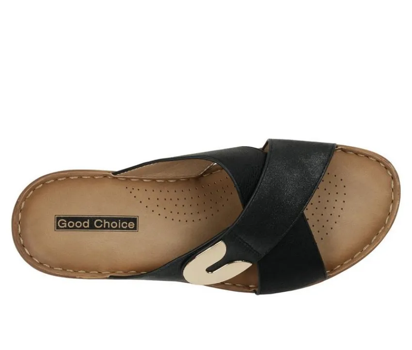 GC Shoes Pumps & Heels>Women's Demi Wedge Sandals