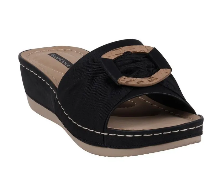 Women's Ellen Wedge Sandals|GC Shoes