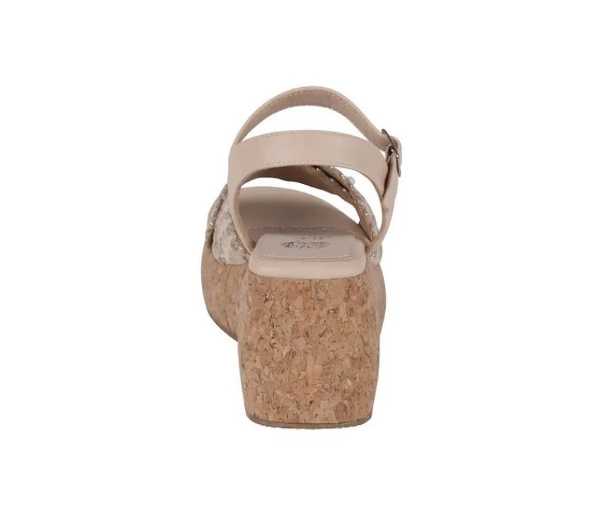 Women's Lucy Platform Wedge Sandals|GC Shoes Clearance